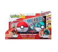 Pokémon Juego Sorpresa Axew de 2 Pulgadas con Poke Totodile de 2 Pulgadas con Bola de Red más Seis Discos de Ataque
