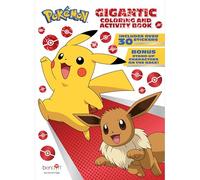 Pokémon - Libro para Colorear de 192 páginas para niños, Libro Grande para Colorear para niños y niñas de 3 a 10 años, Libro Oficial con Pikachu y Personajes Favoritos de Pokémon