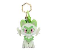 Pokemon | Llavero de peluche de Pokémon/figura con dije de bolsa | Más de 15 años | Sprigatito (diseño 2)
