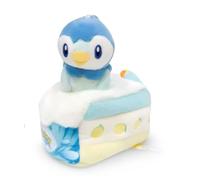 Pokemon | Llavero de peluche para tarta/figura de dije de bolsa | Licencia Potdemiel | Más de 15 años | Piplup