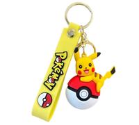 Pokemon | Llavero de pokeball/figura con dije de bolsa | Más de 15 años | Pikachu (estilo 2)