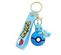 Pokemon | Llavero de pokeball/figura con dije de bolsa | Más de 15 años | Squirtle (estilo 2)