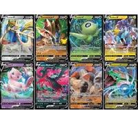 Pokemon Lote de cartas V 5, legendario y mítico, selección aleatoria, Mew Rayquaza Victini