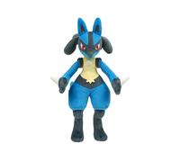 Pokémon Lucario PKW4589 - Peluche 30 cm - Azul/Negro - Peluche oficial Pokemon coleccionable para niños a partir de 2 años