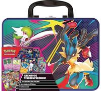 Pokémon: Maletín de Coleccionistas de Mega-Gardevoir y Mega-Lucario de JCC Pokémon (3 Cartas holográficas, 6 Sobres de Mejora y Mucho más)