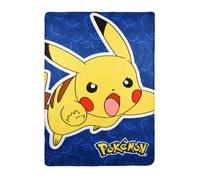 Pokémon Manta, Diseño Pikachu Manta, Manta de Sofá Cama, Forro Polar Suave y Cálida, Regalo para Niños y Adolescentes, 100 x 150 CM