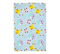 Pokémon Manta Oficial Forro Polar | Súper Suave y cálida | Diseño “Spirit hogar, Dormitorio, pijamadas y Camping | 100 × 150 cm | Multicolor