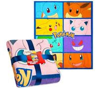 Pokémon Manta para Cama, Manta Invierno Sofa, Cobija de Invierno 150 x 130 cm para Decoracion Dormitorio - Regalo Niños