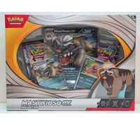 Pokémon - Juego de Cartas coleccionables: Colección Mastifioso-ex (2 Cartas promocionales holográficas, 1 Carta holográfica de Gran tamaño y 4 Paquetes de Refuerzos)