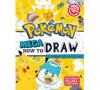 Pokémon: Mega How to Draw: Brand new for 2025, an official drawing adventure! The perfect Christmas gift for arty kids who are fans of the game and TV series