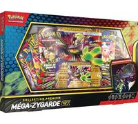 Pokémon : Mega Zygarde-ex Premium Collection (1 tarjeta promocional, 1 tarjeta lenticular grande, 1 calcomanía ajustable y 8 refuerzos)