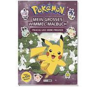 Pokémon: Mein großes Wimmel-Malbuch - Pikachu und seine Freunde: Extra: mit 100 Stickern!