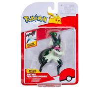 Pokémon Meowscarada Battle Feature Figure - Figura de Batalla Meowscarada de 4.5 Pulgadas con Ataque Slash