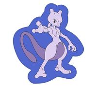 Pokémon mewtu - cojín decorativo (36 cm)