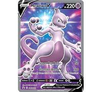 Pokemon - Mewtwo V -SWSH229 - Arte completo - Promo de estrella negra - Pokemon Go