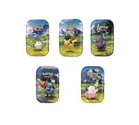 PoKéMoN Mini Tin Bundle - 50 cartas surtidas, 1 moneda de juego y ultra rara aleatoria