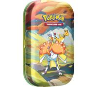 Pokémon Mini Tin-Espathra & Ampharos, Multicolor, 3.0 x 4.9 x 0.1 Inches (699-85772)