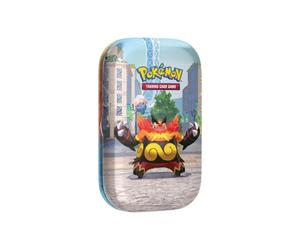 Pokémon Mini Tin Me04 Chaos Ascendant (modelo Aleatorio) Con 2 Sobres Y Moneda Metálica