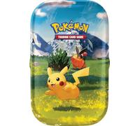 Pokémon: Minicaja coleccionable Expansión Megaevolución - Ascenso Heroico (Pikachu y Tepig) del GCC Pokémon (1 hoja de pegatinas, 1 tarjeta ilustración Pokémon de la minicaja y 2 sobres de expansión)