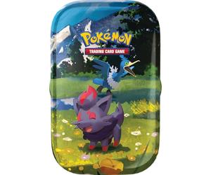 Pokémon: Minicaja Coleccionable Expansión Megaevolución - Ascenso Heroico (Zorua y Cramorant) del GCC Pokémon (1 Hoja con Pegatinas, 1 Carta ilustración de la minicaja y 2 Sobres de expansión)