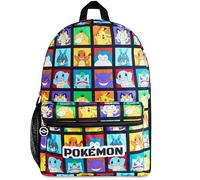 Pokémon Mochila con Bolsillo para Botella para Niños - Regalos de Anime (Multi)