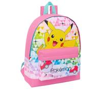 POKÉMON - Mochila Escolar Infantil, Ideal para Niños de Diferentes Edades, Cómoda y Versátil, Calidad y Resistencia, 32x12x40 cm, Color Multicolor