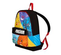 Pokémon Mochila infantil - Pikachu, Squirtle, Charmander, Bulbasaur, Lucario & Gengar | Mochila escolar colorida para niños y niñas | Mochila grande para viajes escolares | Mercancía oficial