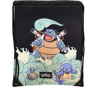 Pokémon - Mochila Saco Juvenil, Diseño Squirtle, con Asas Regulables, Color Azul (CyP Brands)