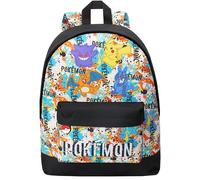 Pokémon Mochilas Escolares Pikachu Pokeball Mochila Escolar Niño Adolescente Bolso Escolar Viaje Colegio Deporte Anime Regalo para Niños (Multi Graffiti)