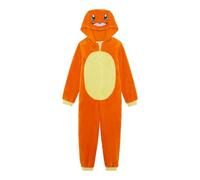 Pokémon Mono con Capucha para niños o niñas, Pijama Todo en uno, Charmander, Edad de 7-8 años