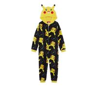 Pokémon Mono con Capucha para niños o niñas, Pijama Todo en uno, Pikachu, Edad de 11-12 años