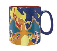 ABYSTYLE POKEMON - Taza de dracafuego con efecto metal, gran contenedor
