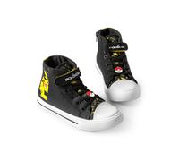 Pokemon Negro Pikachu Zapatillas con cordones Muchachos