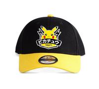 POKEMON Olimpiadas Team Pikachu Insignia Ajustable Gorra Negro/Amarillo