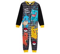 Pokémon Onesie para niños Todo en uno Pikachu Pijamas Fleece Boys Pjs Girls Nightwear Unisex Loungewear
