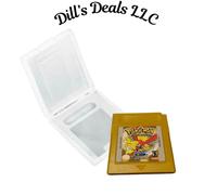 Pokémon Oro GBC compatible con Nintendo Game Boy Color y funda protectora transparente