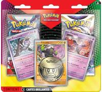 JCC Pokémon: Blister mejorado de 2 potenciadores del JCC Pokémon (3 cartas promocionales brillantes y 2 refuerzos)