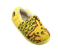 Pokémon Pantuflas Pikachu Charmander para niños o niñas, Talla 2 UK, 34 EU