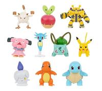 Pokémon Paquete de 10 Figuras de Batalla: Nueve Figuras de Batalla de 2 Pulgadas y una Figura de Batalla de 4.5 Pulgadas