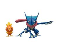 Pokémon Paquete de 2 Figuras de Batalla Cuenta con Greninja de 4.5 Pulgadas y Figuras de Batalla Torchic de 2 Pulgadas con Accesorio, Exclusivo de Amazon