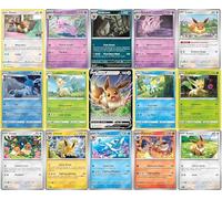 Pokemon Paquete de Cartas Eevee, 1 Ultra Raro, 5 Cartas Holofoil Eeveelution, sin duplicados