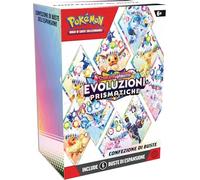 Pokémon Paquete de Sobres de expansión Escarlata y Violeta - Evoluciones Prismáticas (Seis Paquetes de expansión)