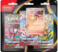 Pokémon: paquete de tres sobres de expansión megaevolución ? caos