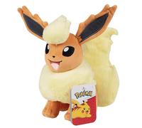 Pokémon Peluche Flareon de 8 pulgadas, licencia oficial, Eevee Evolution, auténtica figura de juguete de peluche suave, regalo de cesta de Pascua para niños, niñas, 2 años en adelante