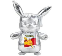 Pokémon Peluche Pikachu BO37432 (Plata, 30 cm), 25 años de Aniversario de Plata, Peluche Plateado