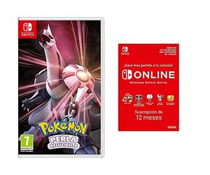Pokemon Perla Reluciente + Switch Online - 12 Meses | Nintendo Switch - Código de descarga
