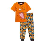 Pokemon - Pijama de manga corta para niños y adolescentes, camiseta con pantalones completos, 7-8 años