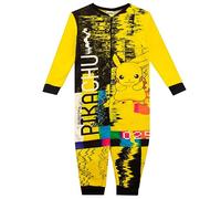 Pokémon Pijama Entera para Niños Pikachu Amarillo 9-10 Años