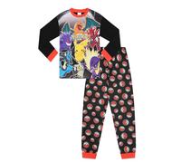 Pokemon - Pijama largo para niños y niñas, Negro, 8-9 años