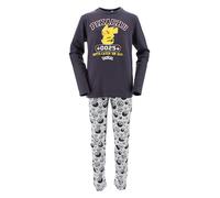 Pokémon Pijamas para Niño, Camiseta y Pantalon Largo Conjunto 2 Piezas para Adolescentes, Pikachu Pijama Algodon Suave, Talla 10 Años